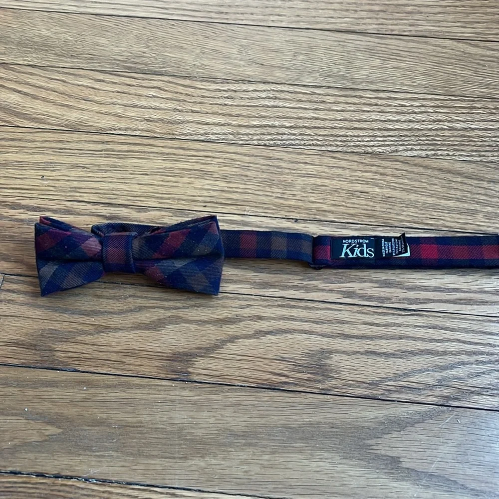 Nordstrom Kids Plaid Bow Tie